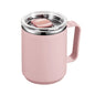 Stainless Steel Insulated Coffee Mug – 450 ml (Double - Wall Vacuum, Handle & Lid) - UrbanNest Co