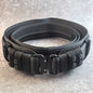 Tactical Alloy Buckle Belt - Black Multifunctional Outdoor Belt for Men, Extended Training Belt - UrbanNest Co