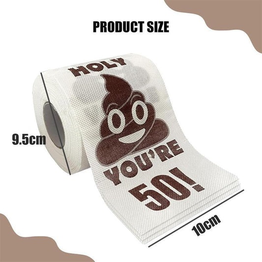 Prank Gag Printed Poop Funny Toilet Paper Roll Novelty Gag Gift for Pranks - UrbanNest Co