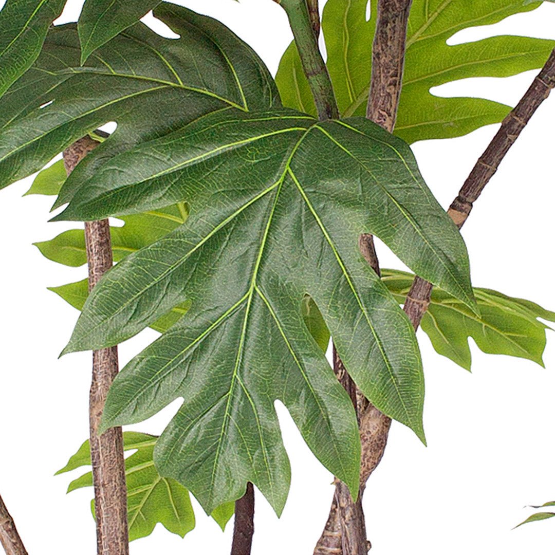 SOGA 4X 90cm Artificial Natural Green Split - Leaf Philodendron Tree Fake Tropical Indoor Plant Home Office Decor - UrbanNest Co