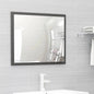 NNEVL 2 Piece Bathroom Furniture Set High Gloss Grey Chipboard - UrbanNest Co