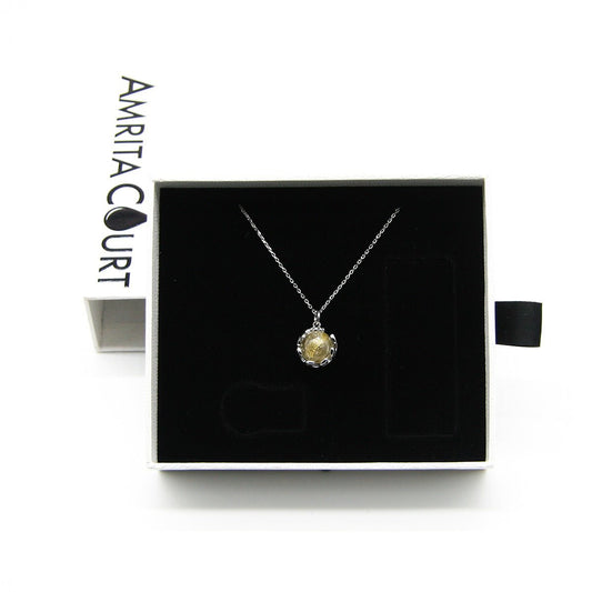 Planet Murano Aroma Necklace - Stardust Crystal | Energy & Healing | Diffuse on the go | Gift For Her - UrbanNest Co