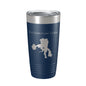 Yellowstone Lake Map Tumbler Travel Mug Insulated Laser Engraved Coffee Cup Wyoming 20 oz - UrbanNest Co