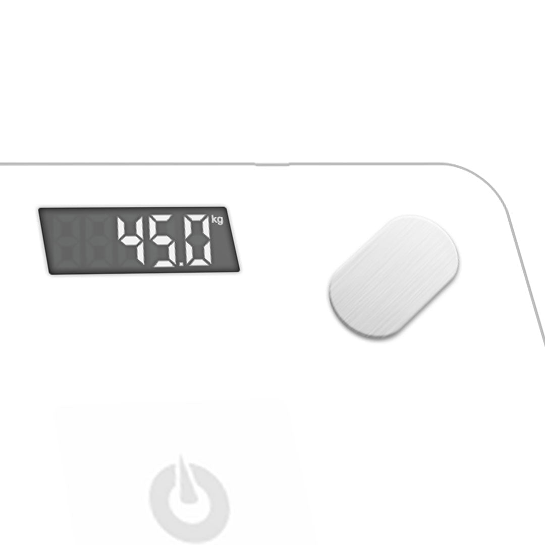 NNEAGS Wireless Bluetooth Digital Body Fat Scale Bathroom Weighing Scales Health Analyzer Weight White - UrbanNest Co