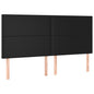 NNEVL Headboards 4 pcs Black 80x5x78/88 cm Faux Leather - UrbanNest Co