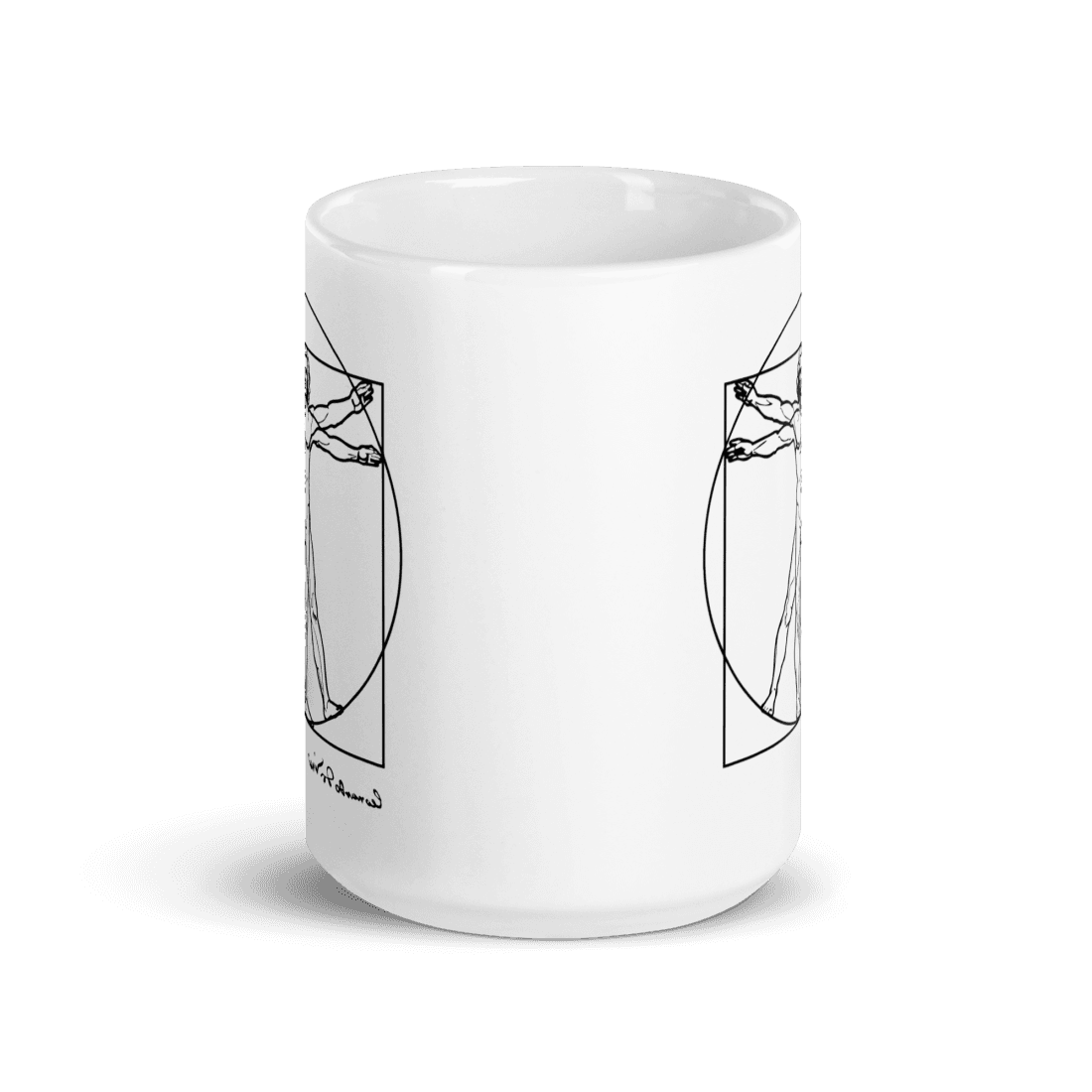 Leonardo Da Vinci, Vitruvian Man Sketch Mug - UrbanNest Co