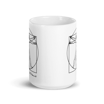 Leonardo Da Vinci, Vitruvian Man Sketch Mug - UrbanNest Co