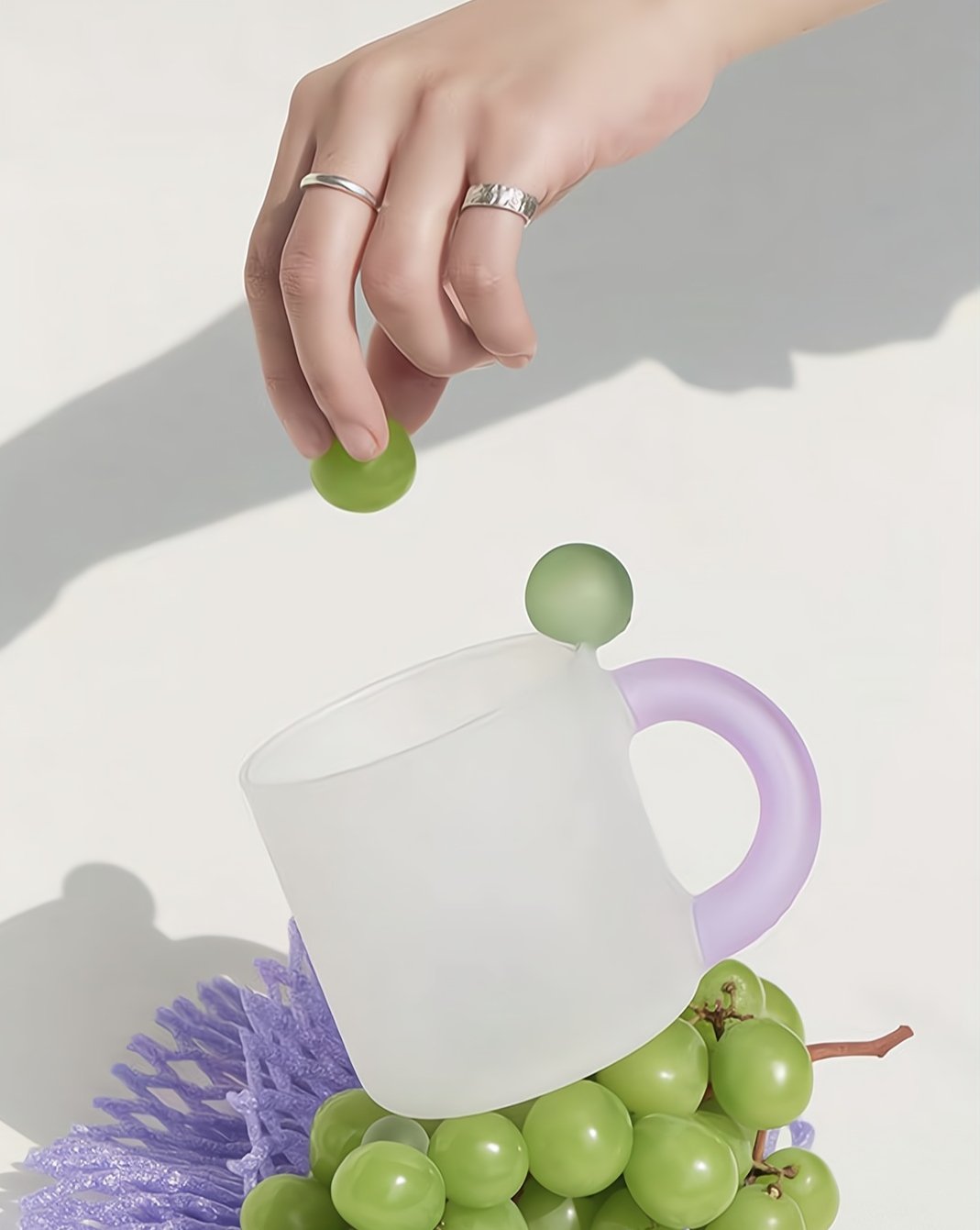 Candy Mug - Handblown Whimsical Dopamine Coffee Tea Cup - UrbanNest Co