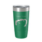 Carter Lake Map Tumbler Travel Mug Insulated Laser Engraved Coffee Cup Iowa Omaha Nebraska 20 oz - UrbanNest Co