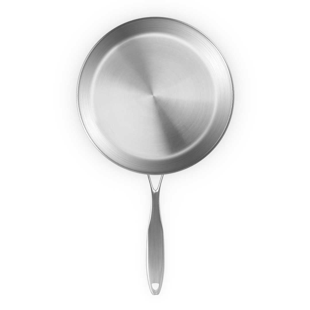 SOGA Stainless Steel Fry Pan 24cm 28cm Frying Pan Top Grade Induction Cooking - UrbanNest Co