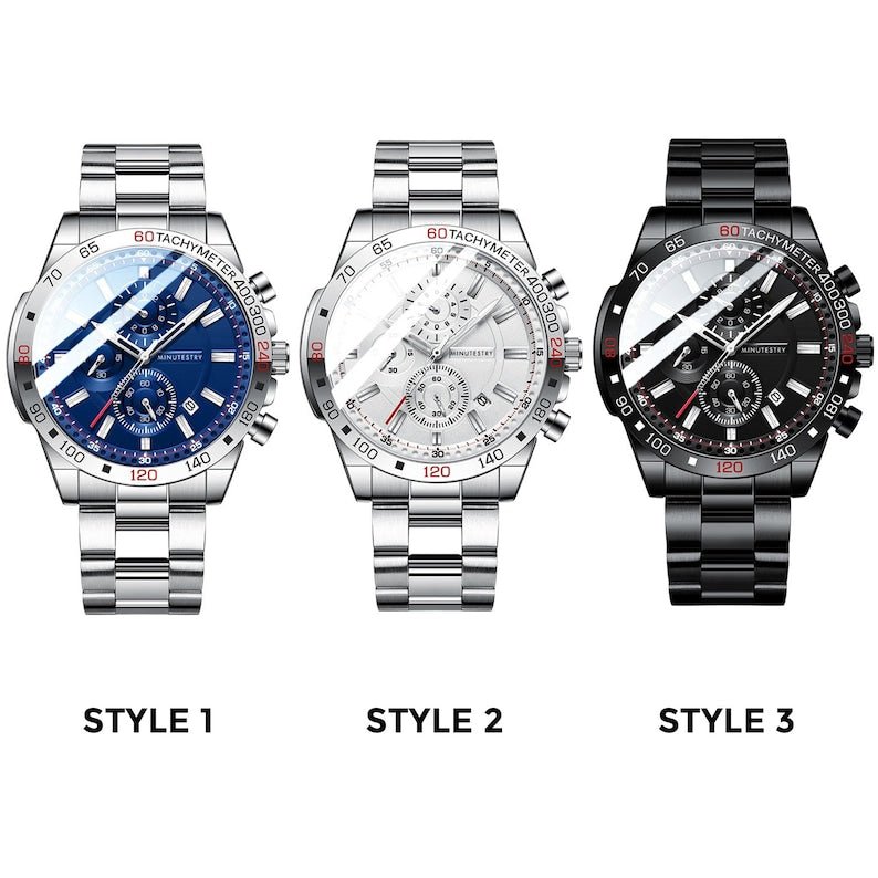 Personalized Mens Watch, Boyfriend Gift, Anniversary Gift - UrbanNest Co
