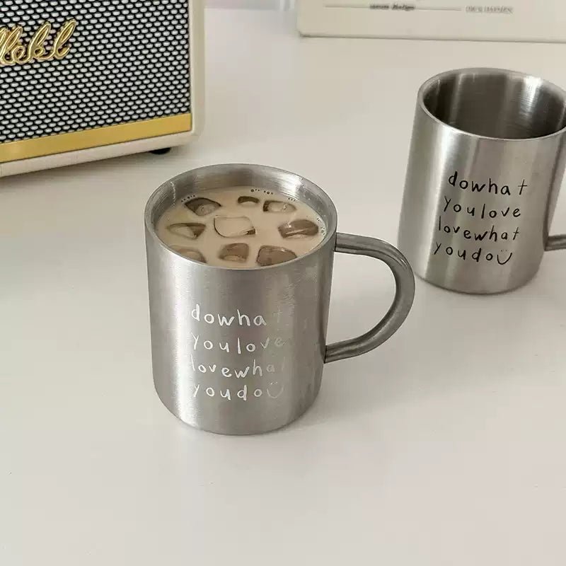 Stainless Steel Letters Mug - UrbanNest Co