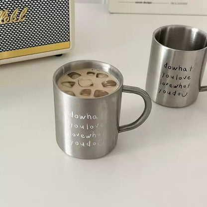 Stainless Steel Letters Mug - UrbanNest Co