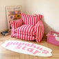 Playful Mind Striped Lazy Sofa Chair - UrbanNest Co
