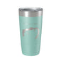 Carter Lake Map Tumbler Travel Mug Insulated Laser Engraved Coffee Cup Iowa Omaha Nebraska 20 oz - UrbanNest Co
