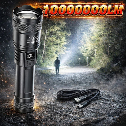 Ultra Bright P50 LED Flashlight Tactical EDC Zoomable Handheld Torch Emergency Spotlight 14500 18650 Battery - UrbanNest Co