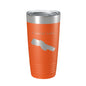Crystal Lake Map Tumbler Travel Mug Insulated Laser Engraved Coffee Cup Michigan 20 oz - UrbanNest Co
