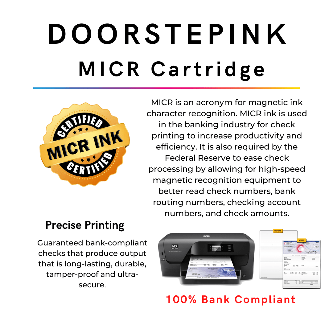 DoorStepInk Brand for HP 21 C9351AN Black MICR Remanufactured in the USA Ink Cartridges, C9351AN - UrbanNest Co