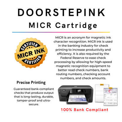 DoorStepInk Brand for HP 21 C9351AN Black MICR Remanufactured in the USA Ink Cartridges, C9351AN - UrbanNest Co