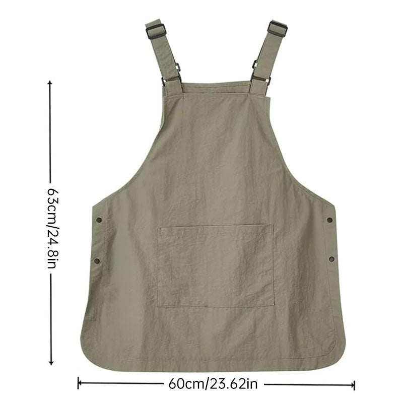 Double - Sided Waterproof Kitchen Apron – Adjustable Unisex Chef Apron, Pure Color Household Cooking Workwear - UrbanNest Co
