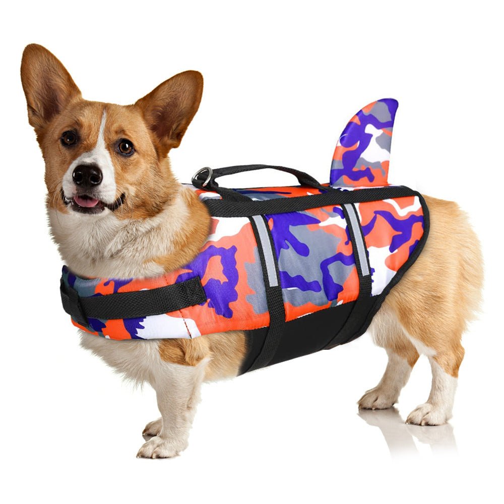 Dog Life Jacket Lightweight Adjustable Velcro Medium to Large Dog Swimwear - UrbanNest Co