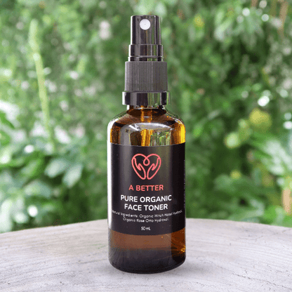 Pure Organic Face Toner 50mL Amber Glass Bottle - UrbanNest Co