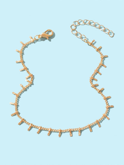 Women Gold Silver Chain Charms Anklet Boho Chic Beach Foot Jewellery Accessories - UrbanNest Co