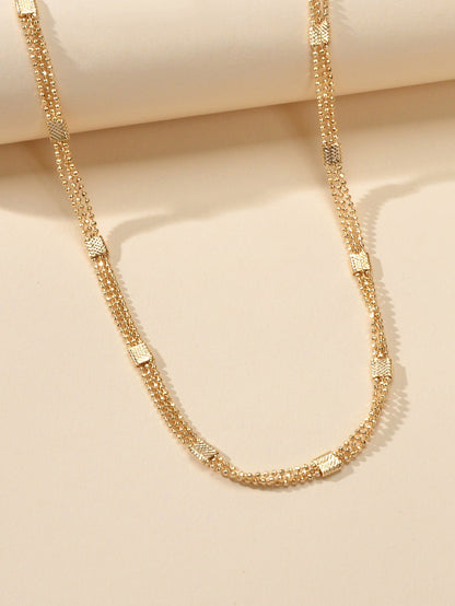 Wholesale Price Multi - layer Popcorn Chain Gold 90s Tattoo Choker Necklace Collar - UrbanNest Co