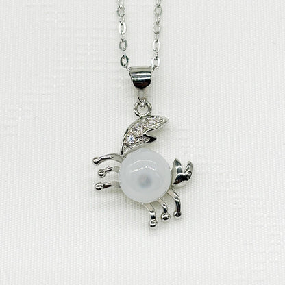 Sterling Silver Zodiac Aroma Necklace - Cancer June - July | Perfect Birthday Gift | Energy & Healing | Diffuse on the go - UrbanNest Co