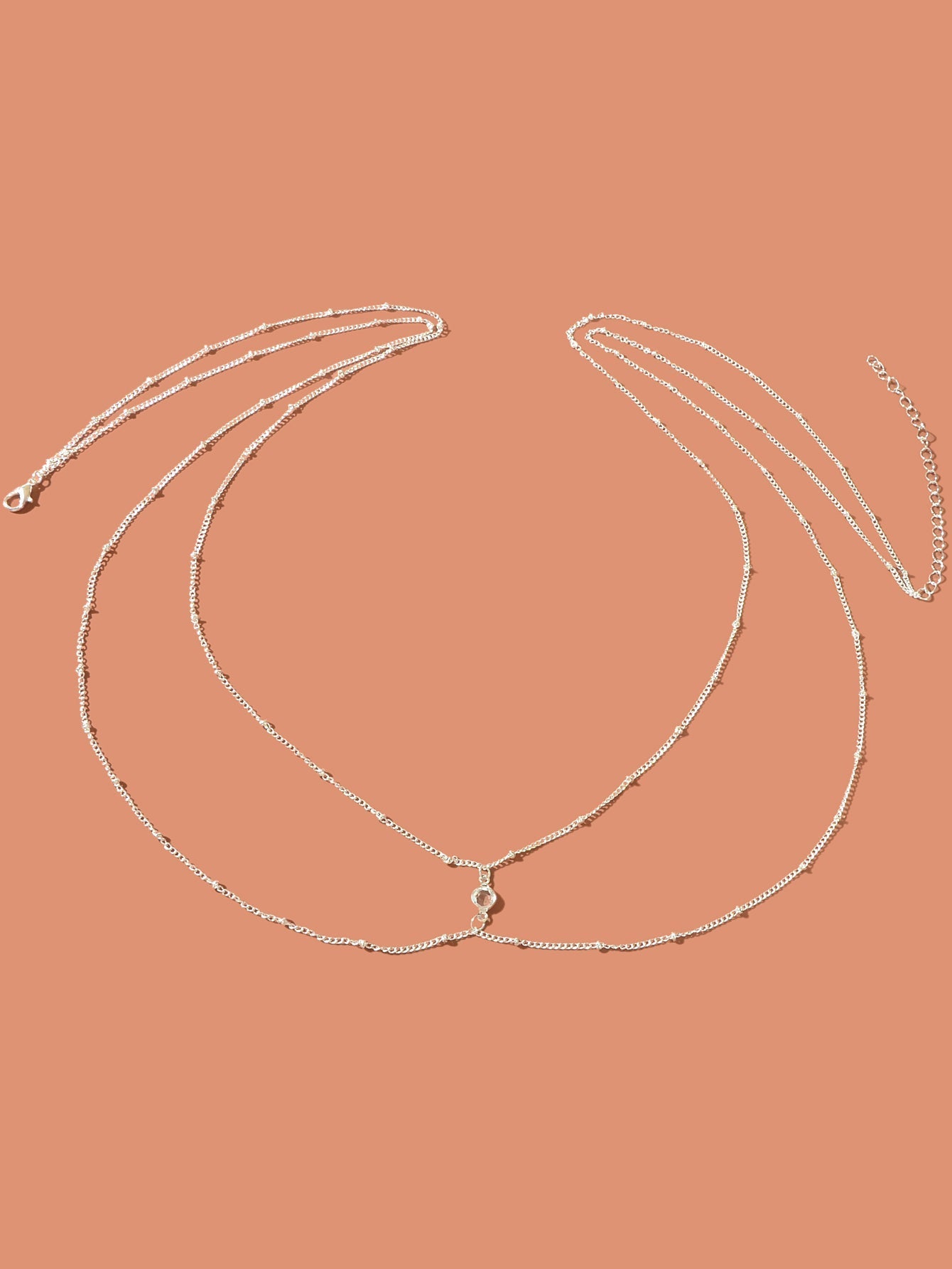 Sexy Double layer Silver Belly Chain Beach Bikini Waist Body Jewelry Accessories - UrbanNest Co