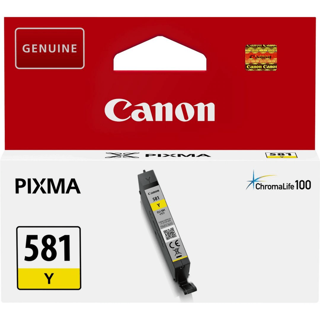 Canon CLI - 581 Жълта 5,6 мл Оригинална касета с мастило (2105C001) - UrbanNest Co