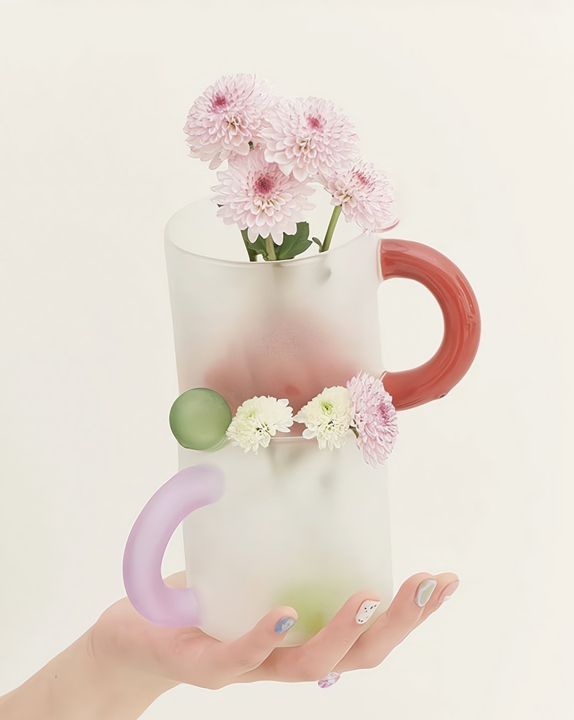 Candy Mug - Handblown Whimsical Dopamine Coffee Tea Cup - UrbanNest Co
