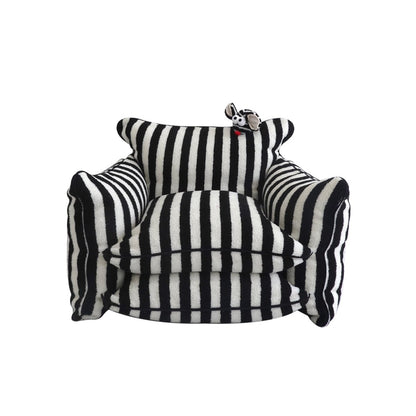 Playful Mind Striped Lazy Sofa Chair - UrbanNest Co