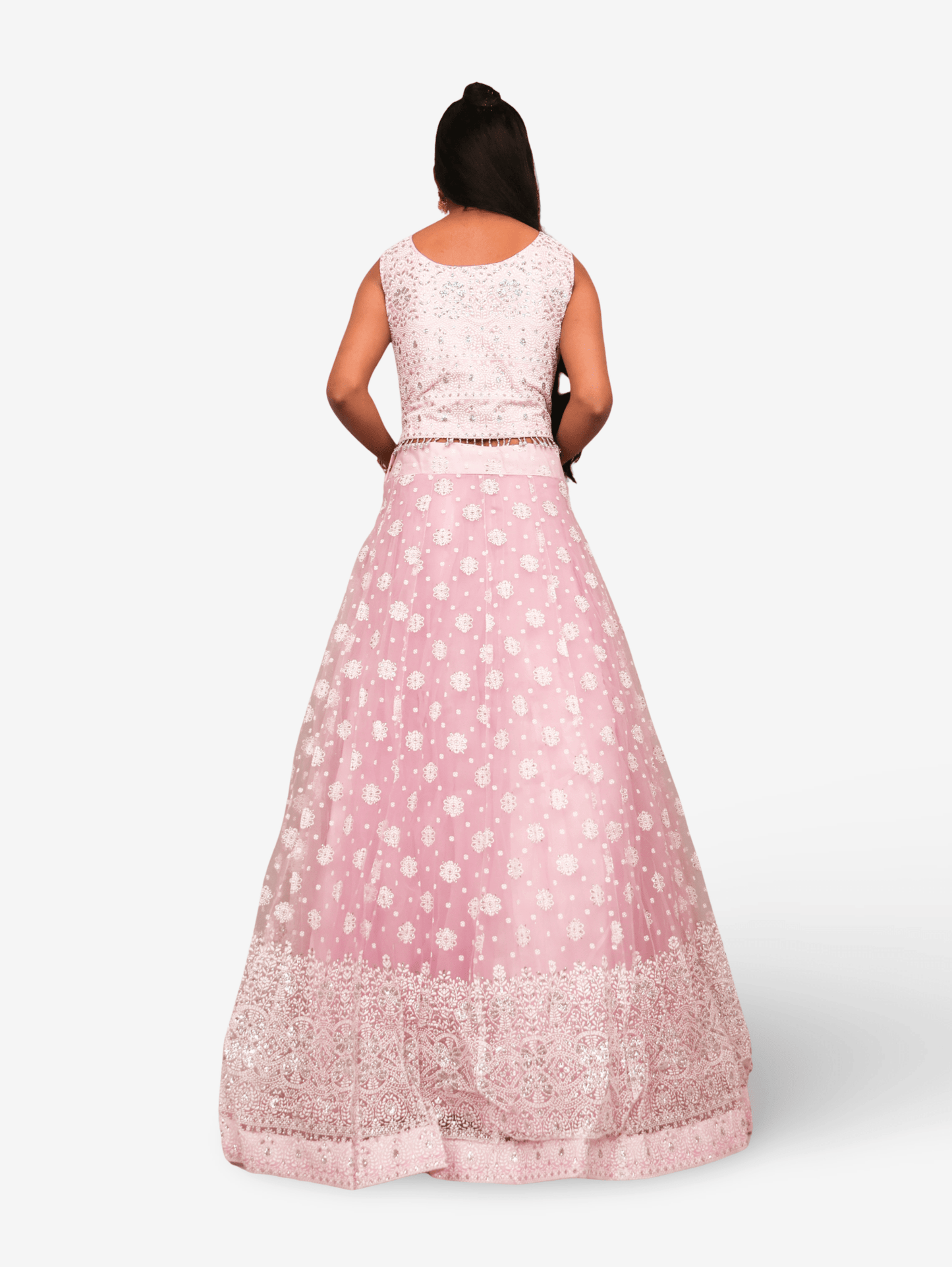 Embellished Flared Lehenga Choli Set with Dupatta by Shreekama - UrbanNest Co