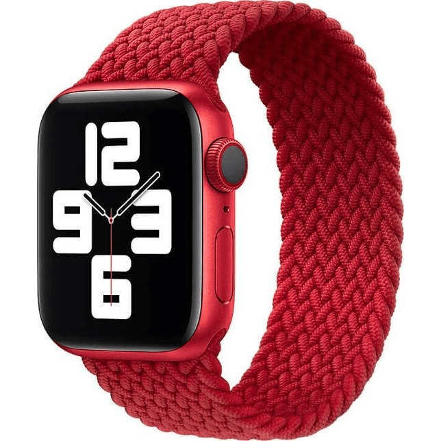 Apple Watch Solo Loop каишка, червена (194253427629) - UrbanNest Co