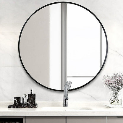 NNEDSZ 60cm Round Wall Mirror Bathroom Makeup Mirror by Della Francesca - UrbanNest Co