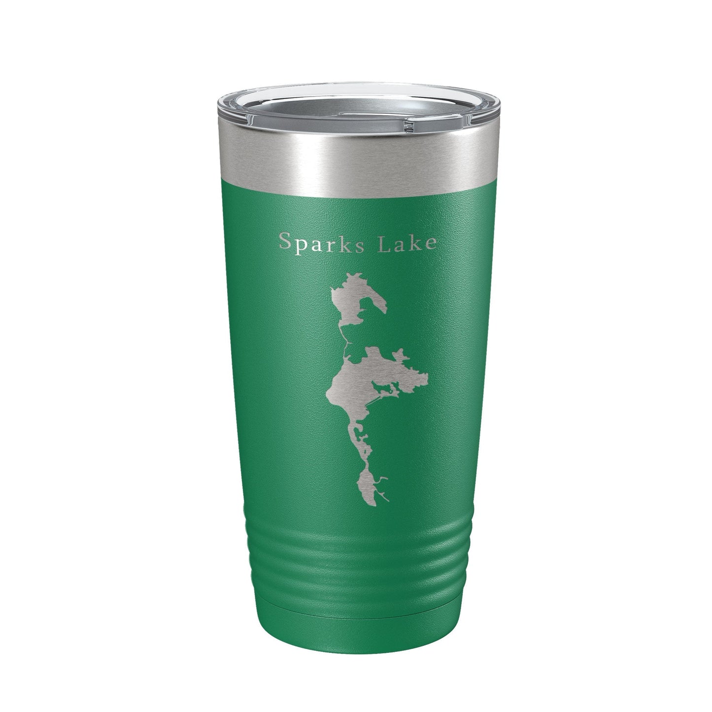 Sparks Lake Map Tumbler Travel Mug Insulated Laser Engraved Coffee Cup Oregon 20 oz - UrbanNest Co