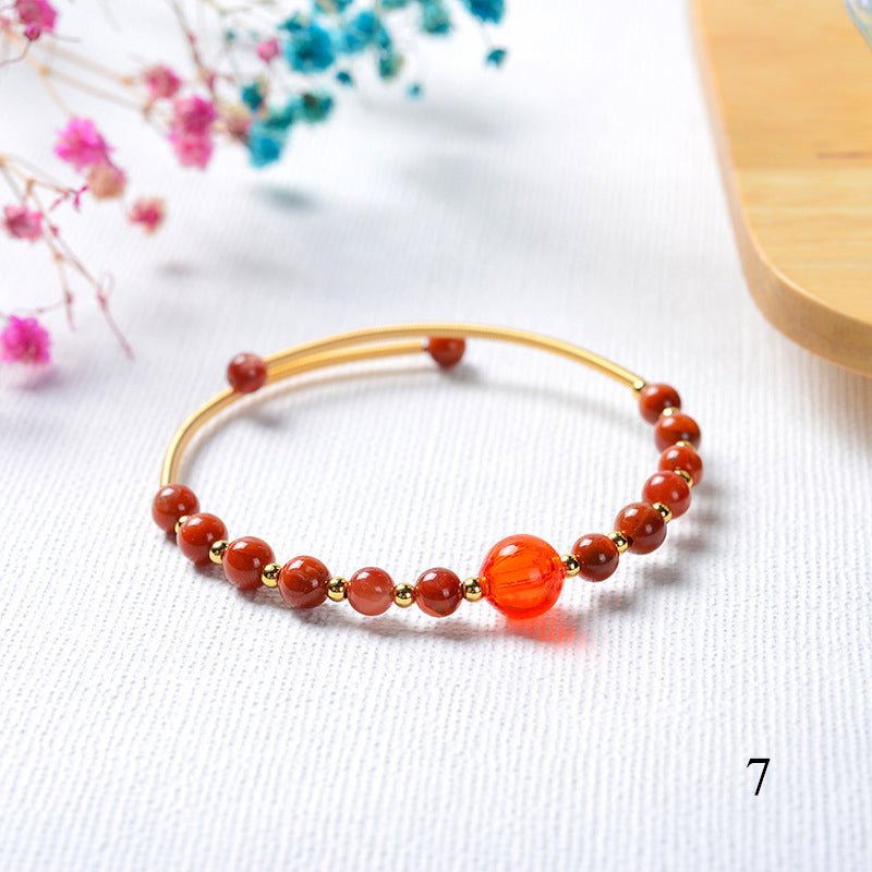 Murano Glass Bead Bracelet | Essential Oil Diffuser Jewelry | Diffusing on the go - UrbanNest Co