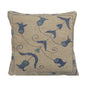 Embroidered Woolen Pine Cone Cushion Cover - UrbanNest Co