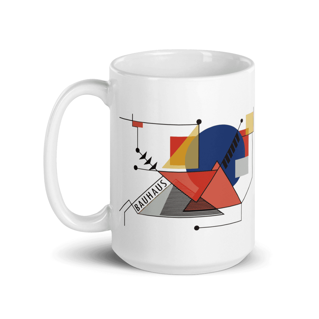 Walter Gropius Bauhaus Geometry Artwork Mug - UrbanNest Co