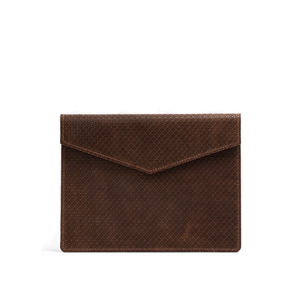 Leather Sleeve for MacBook - Geometric Net - UrbanNest Co