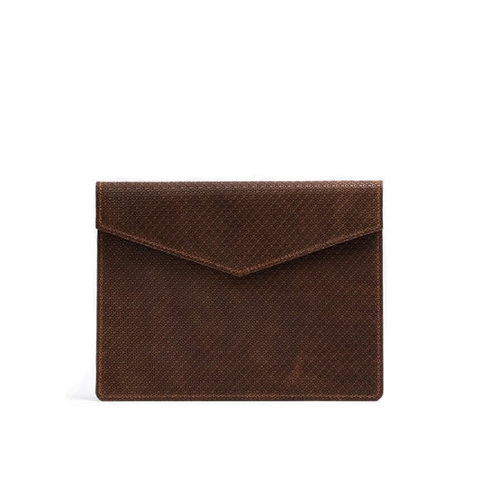 Leather Sleeve for MacBook - Geometric Net - UrbanNest Co