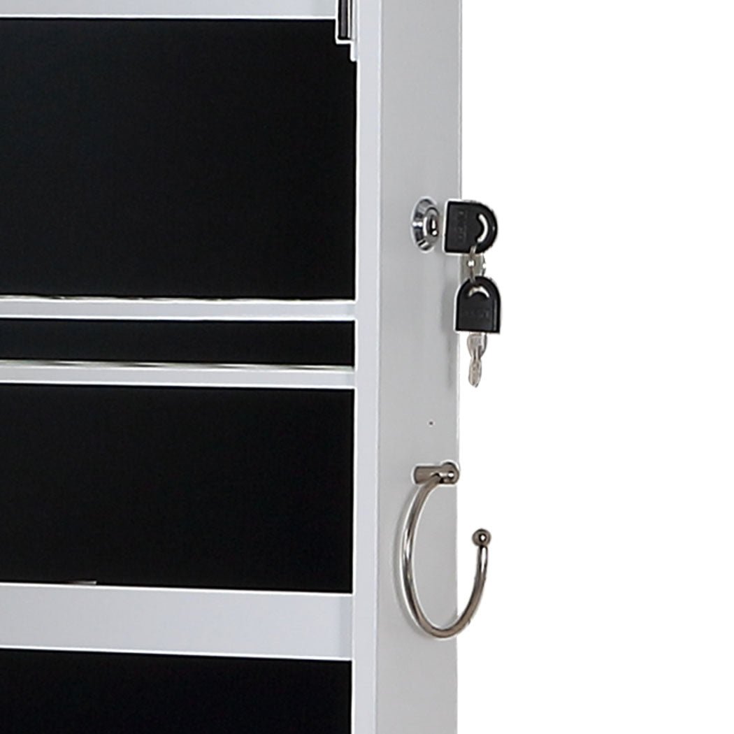 Levede Mirror Jewellery Cabinet Jewelry - UrbanNest Co
