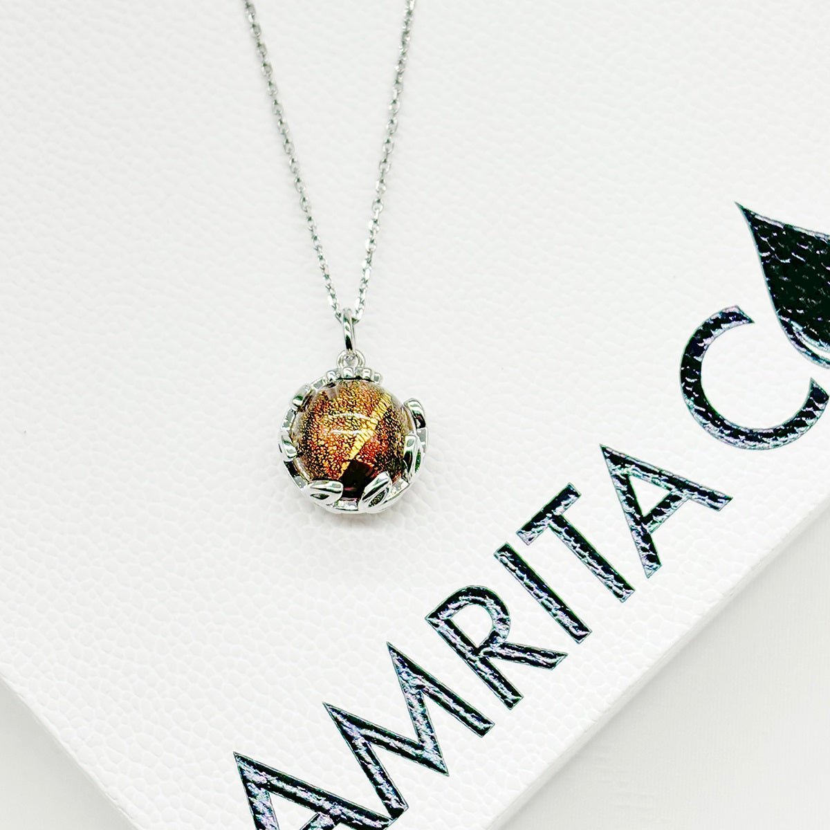 Planet Murano Aroma Necklace - Plutonian Amethyst | Energy & Healing | Diffuse on the go - UrbanNest Co