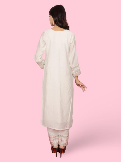 Women's Cotton Kurta - Pant, and Dupatta Set - UrbanNest Co