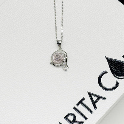 Sterling Silver Zodiac Aroma Necklace - Capricornus Dec - Jan | Perfect Birthday Gift | Energy & Healing | Diffuse on the go - UrbanNest Co