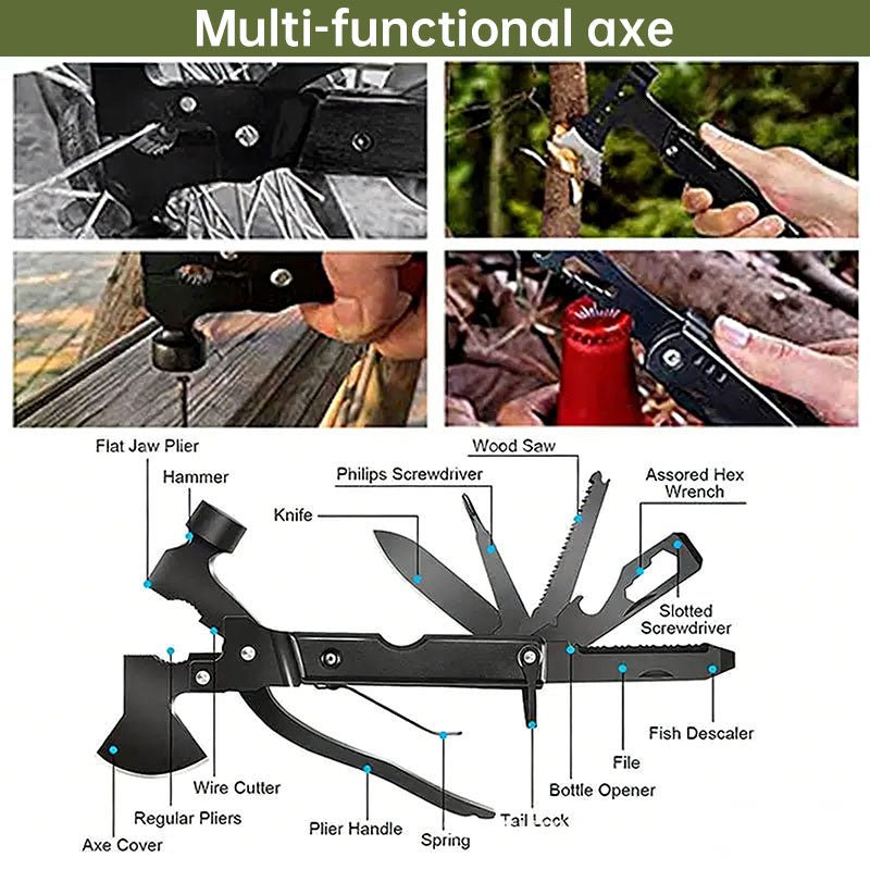 Multi - functional Outdoor First Aid Kit, Emergency Survival Gear with Trauma Bag for Camping, Hiking, Hunting Adventures - UrbanNest Co