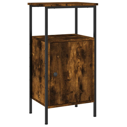 NNEVL Bedside Cabinets 2 pcs Smoked Oak 41x31x80 cm Engineered Wood - UrbanNest Co