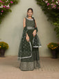 Gown with Stone & Kundan Work by Shreekama - UrbanNest Co