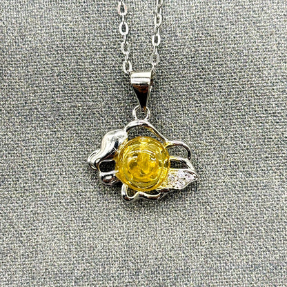 Sterling Silver Zodiac Aroma Necklace - Leo July - August | Perfect Birthday Gift | Energy & Healing | Diffuse on the go - UrbanNest Co